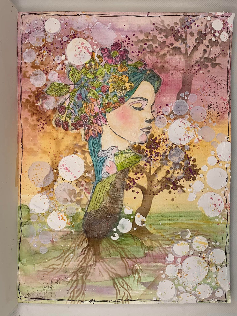 Thumbnail: Welcome To My World- Mother Nature - Clear Acrylic A5 Stamp Set - 6 Stamp