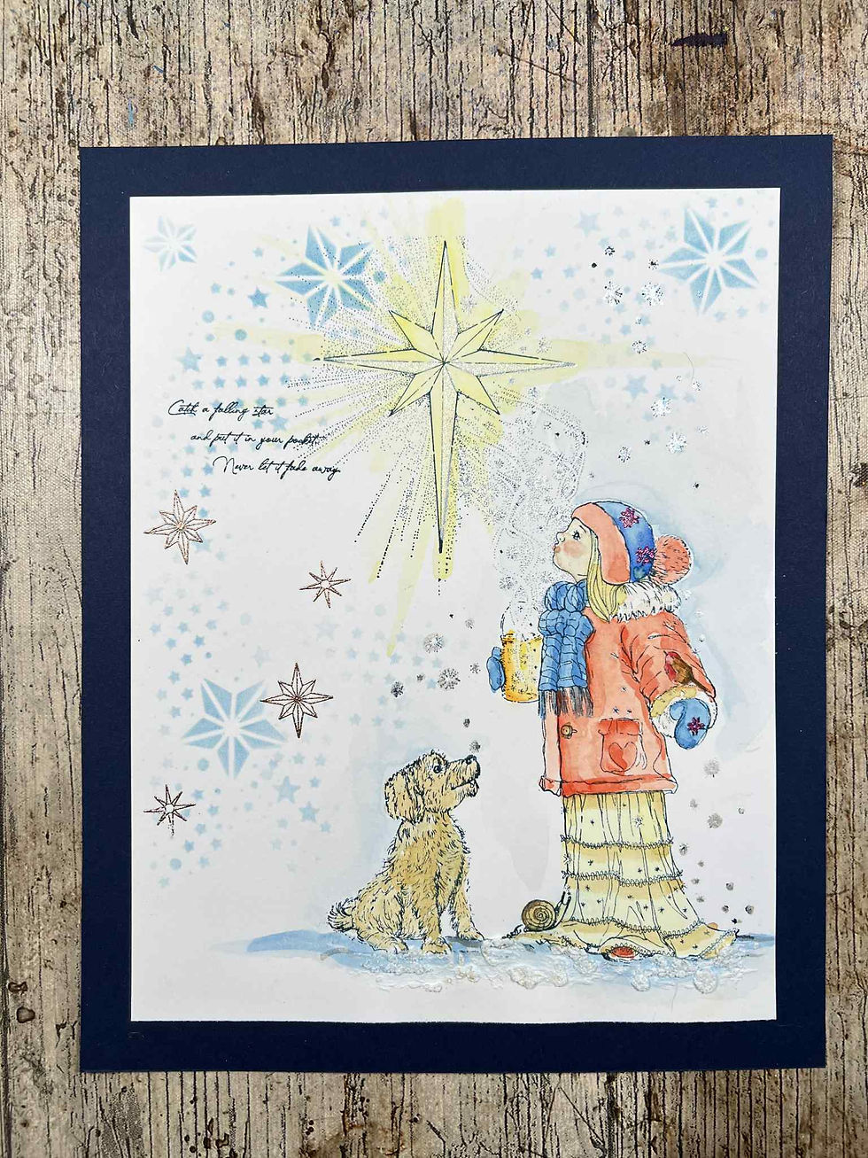Thumbnail: Cotton Socks Chapter 12 - Catch a Fallen Star - A5 - 10 Stamp Set