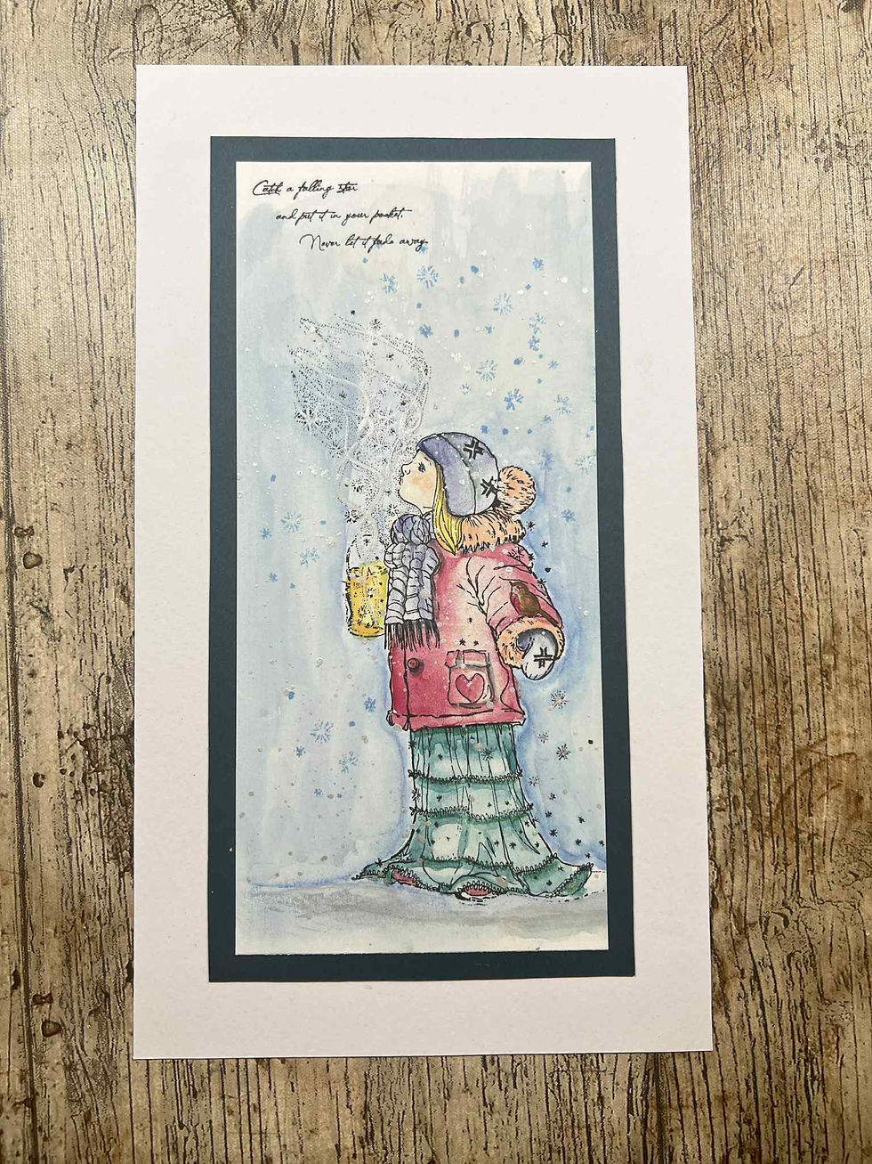 Thumbnail: Cotton Socks Chapter 12 - Catch a Fallen Star - A5 - 10 Stamp Set