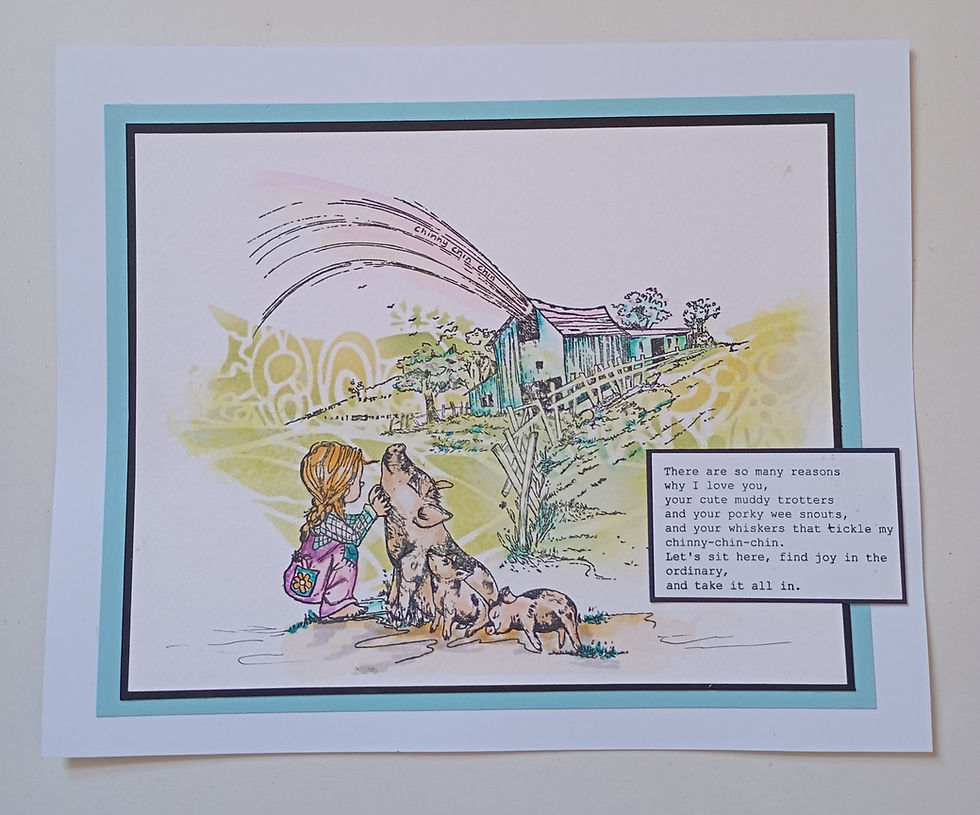 Thumbnail: Cotton Socks Chapter 11 - Chinny Chin Chin - A5 - 3 Stamp Set