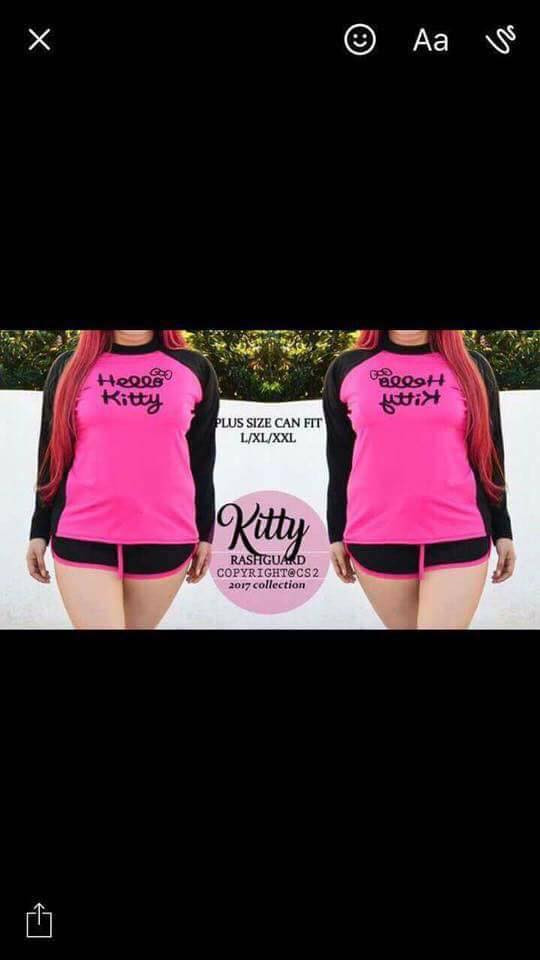 Thumbnail: •Plus Size Rash Guard