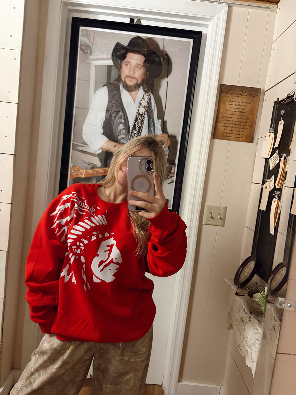 Thumbnail: Red Indian Head Crewneck