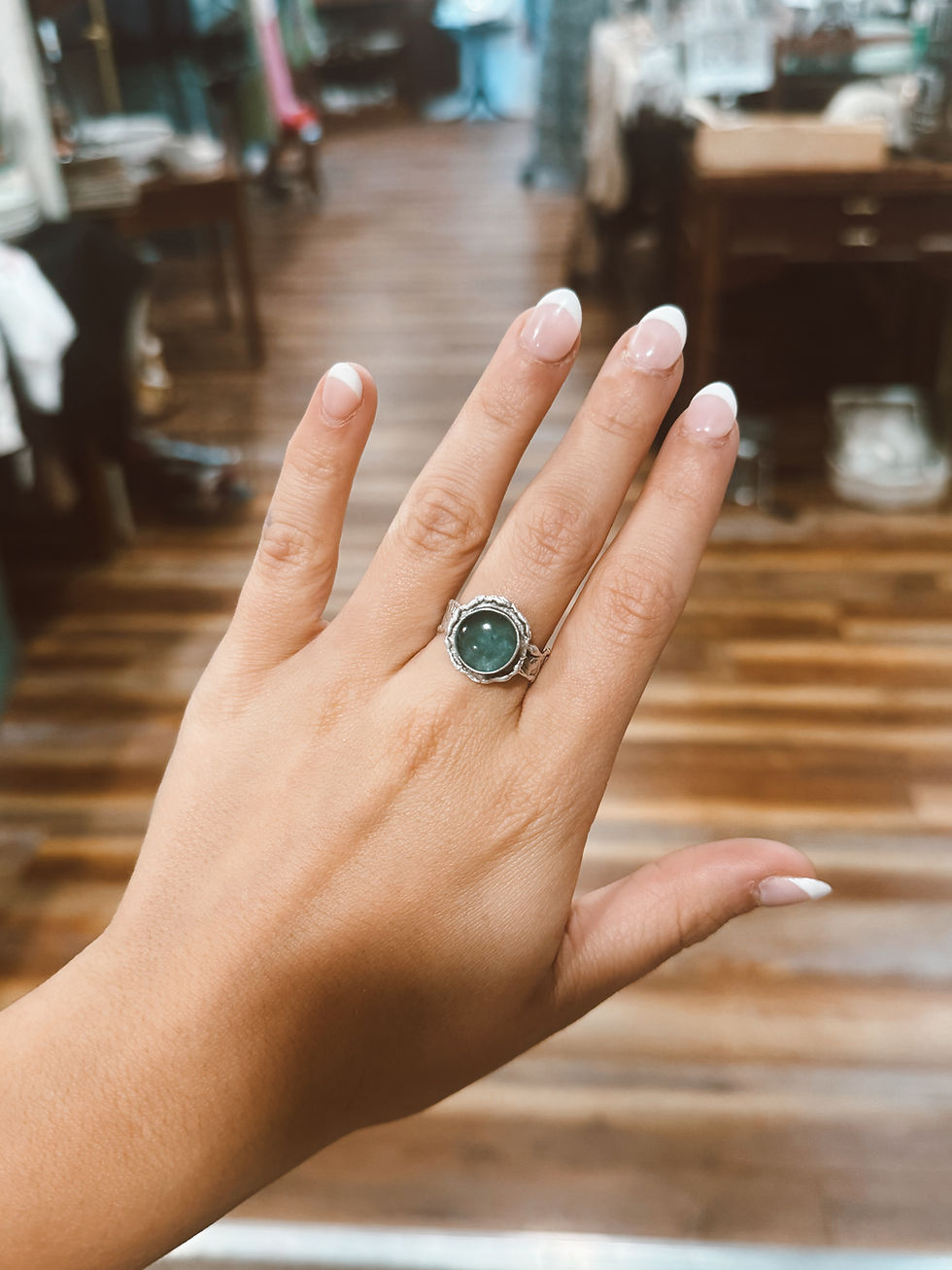 Thumbnail: Silver Glass Rings