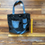 Thumbnail: Big Black + Blue Denim Bag