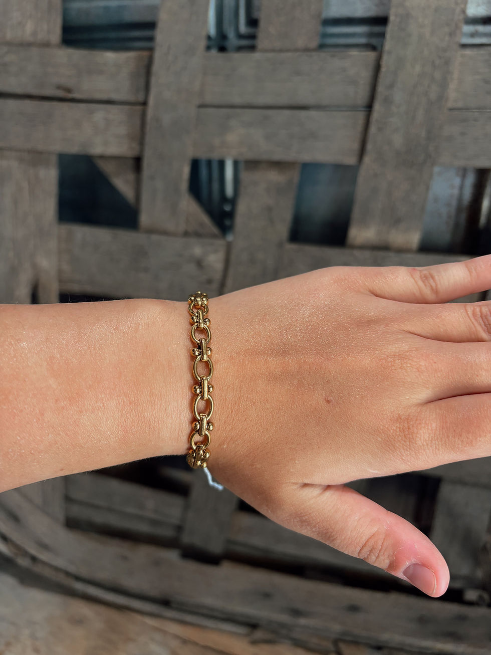 Thumbnail: Multi Style 18K Gold Plated Chain Bracelet