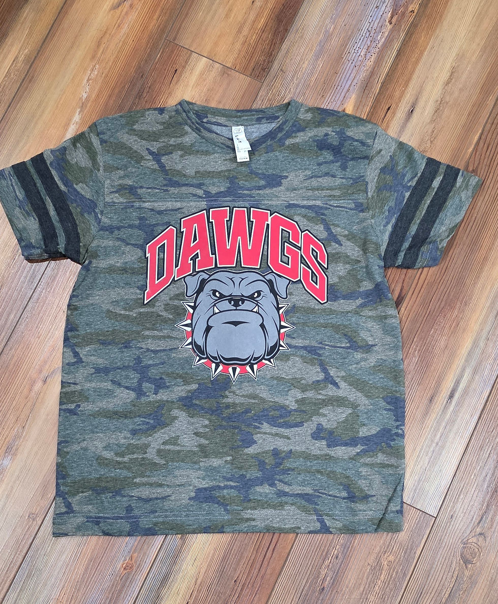 Thumbnail: Youth Custom Dirt Dawgs Camo Tee PreOrder 