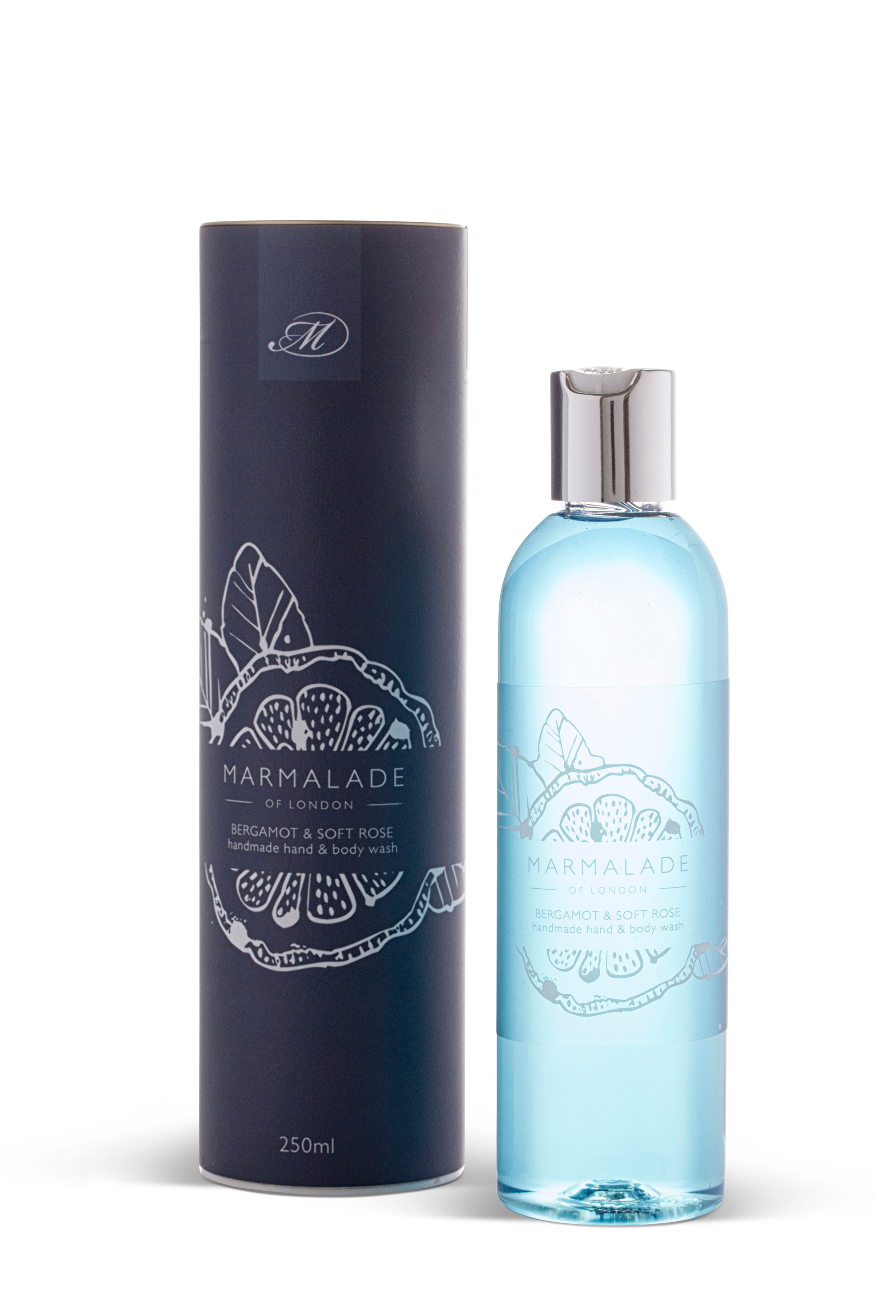 Bergamot and soft rose hand and body wash