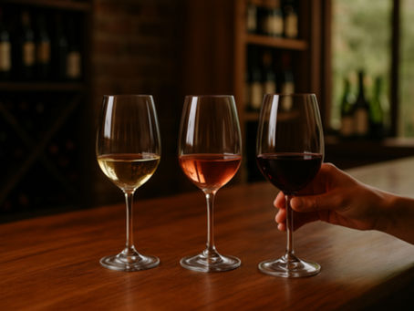 wine tasting line up