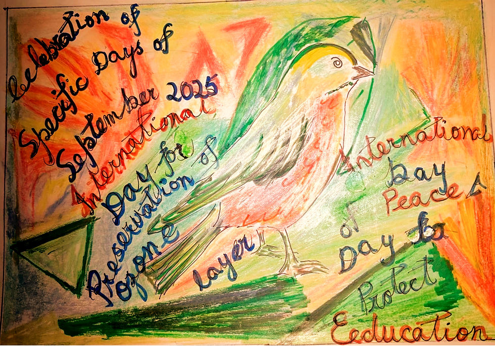 SPECIFIC EVENTS OF THE MONTH OF SEPTEMBER