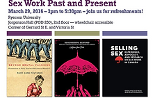 Sex Work Past and Present – March 29th, 3:00-5:30pm – Ryerson University
