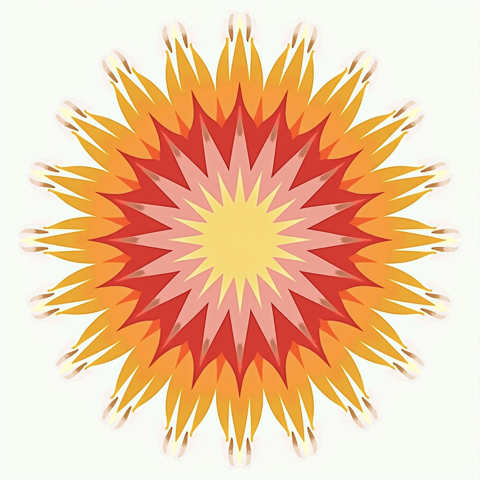 Retro Starburst Graphic