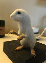 Needle felted animals