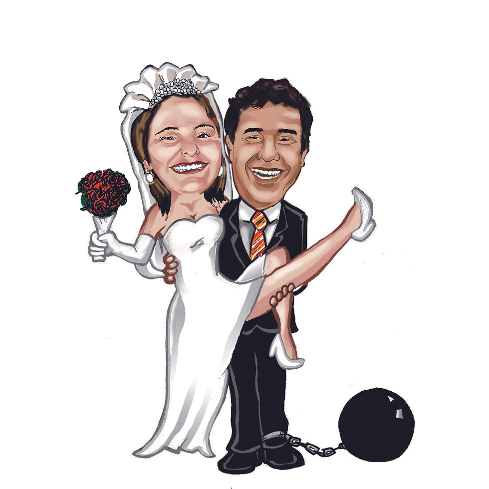 Miniatura: Caricatura personalizada - colorida