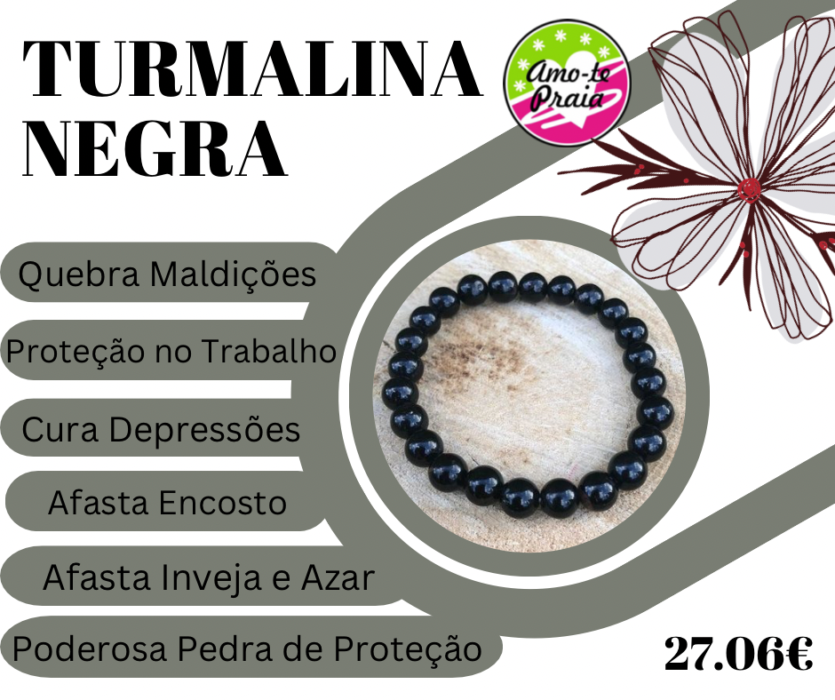 Pulseira Turmalina Negra