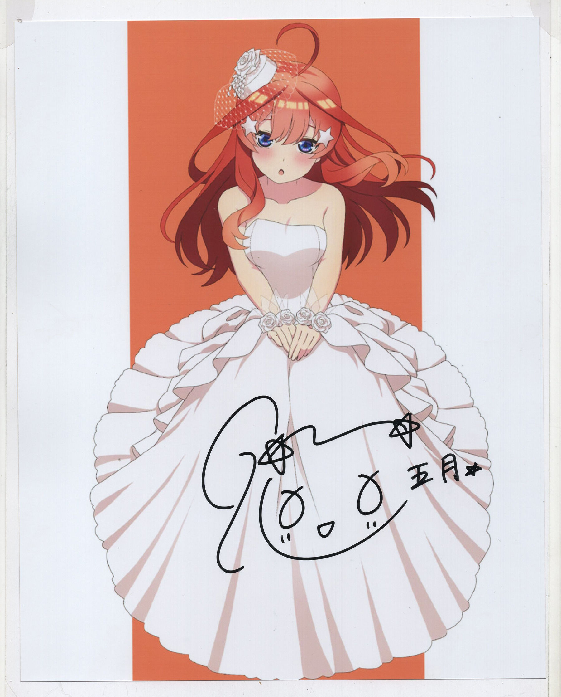 The Quintessential Quintuplets voice actor Minase Inori signed photo with coa