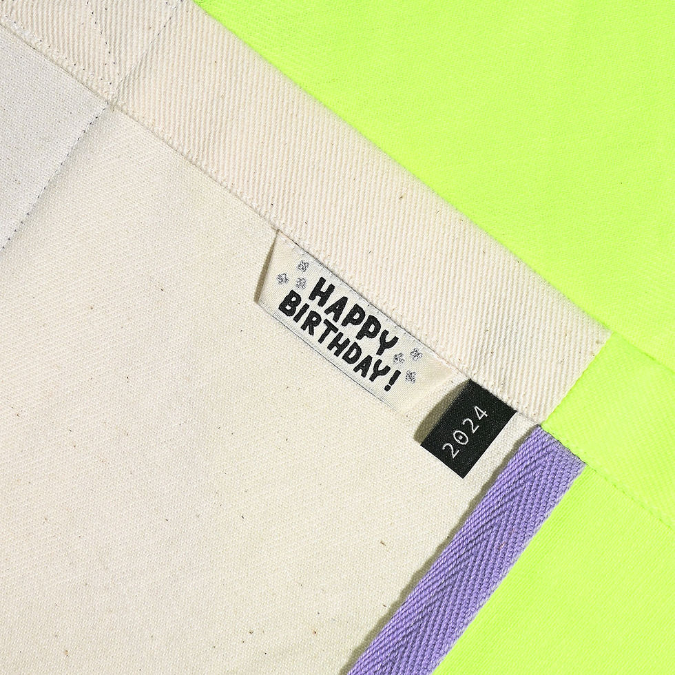 Thumbnail: 'Happy Birthday' Premium Woven Labels