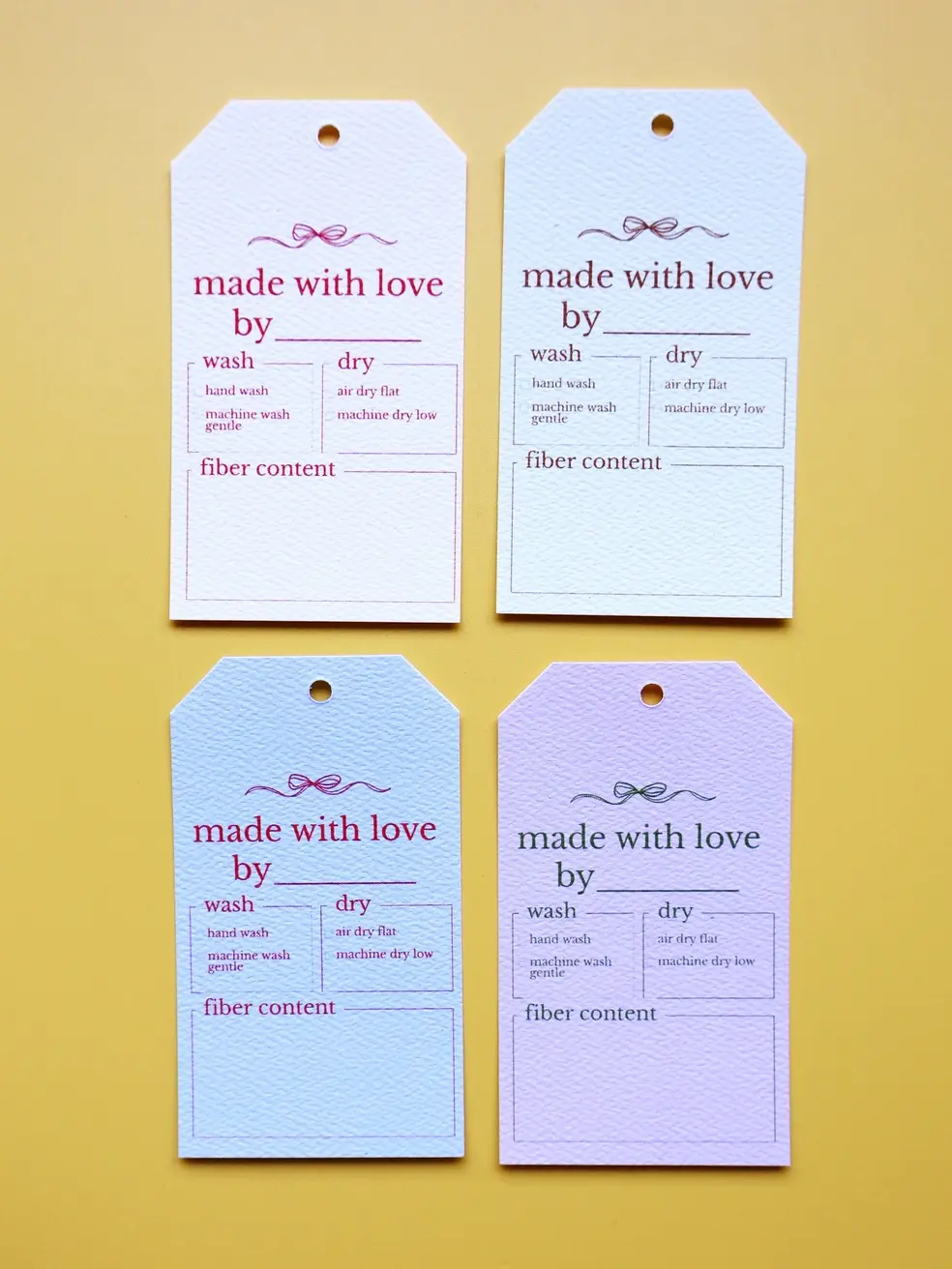 Hand Made Gift Tags