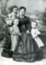 Johanna z dziećmi latem 1864 roku