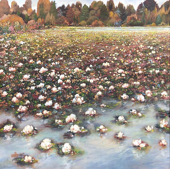 35"x35", oil on canvas