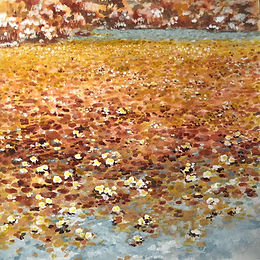 watercolor, gouache on paper