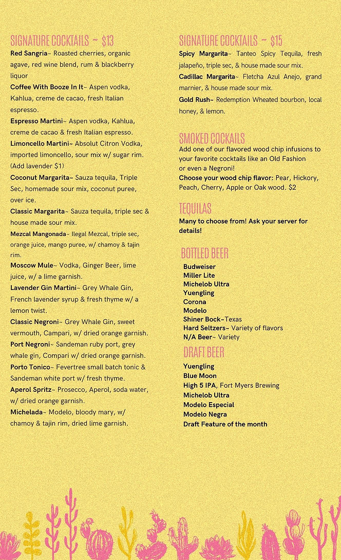 Limited menu of Fusion Dinner Menu  (3)_