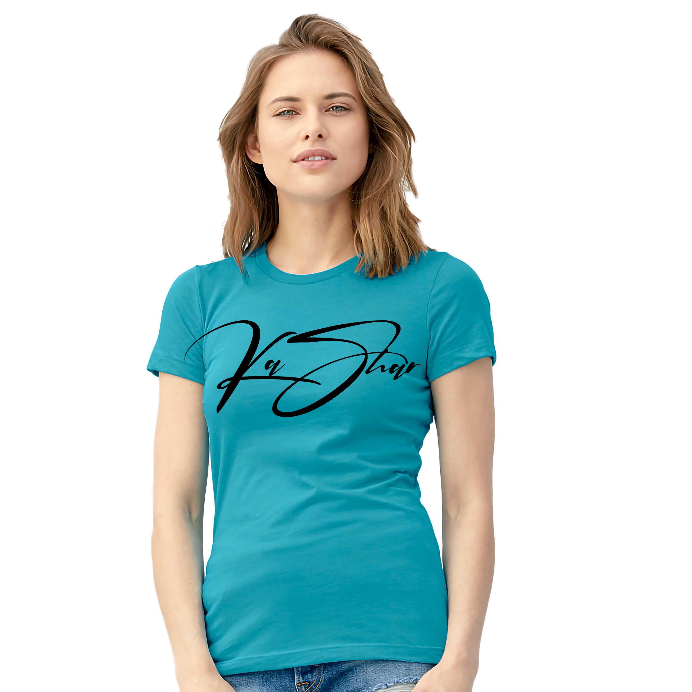 KASHAR Script Logo teal