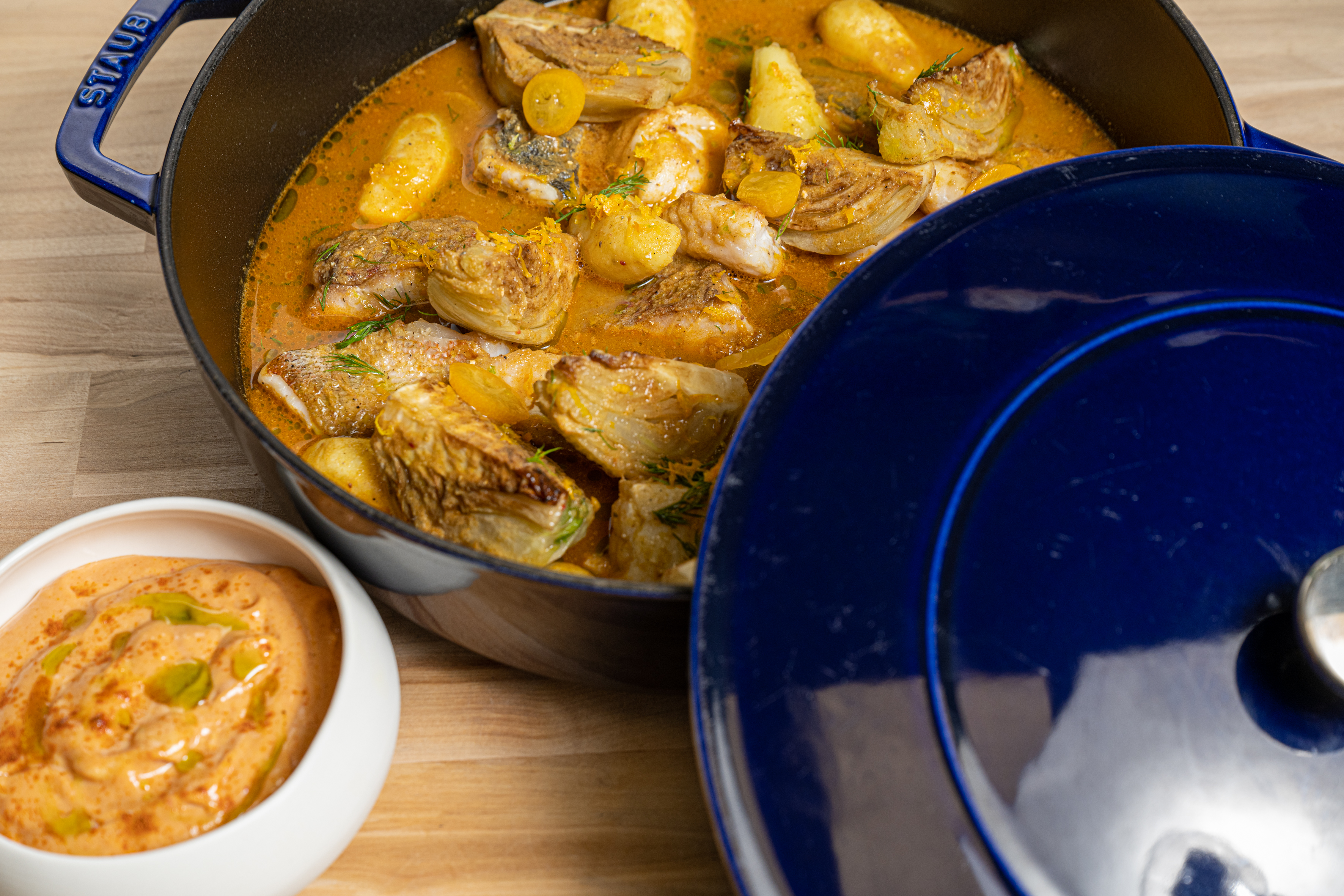 Arranged Food and Objects