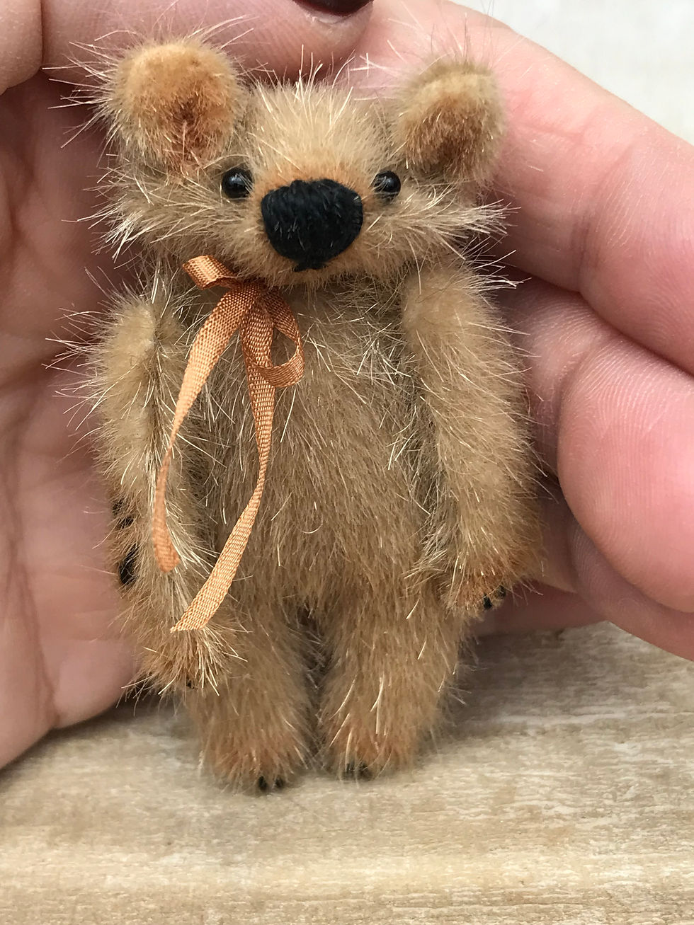 Thumbnail: Miniature Artist Bear | Miniature Teddy Bear | Handmade Artist Bear | Handmade Teddy Bear | Artist Bear | Artist Teddy Bear