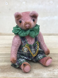Denny  the old folly bears Miniature artist bear, handmade teddy bear, collectible bear,