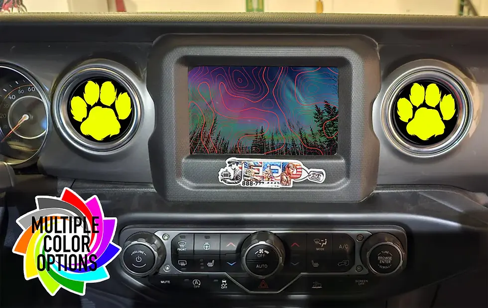Thumbnail: Paw Interior Vent Decal