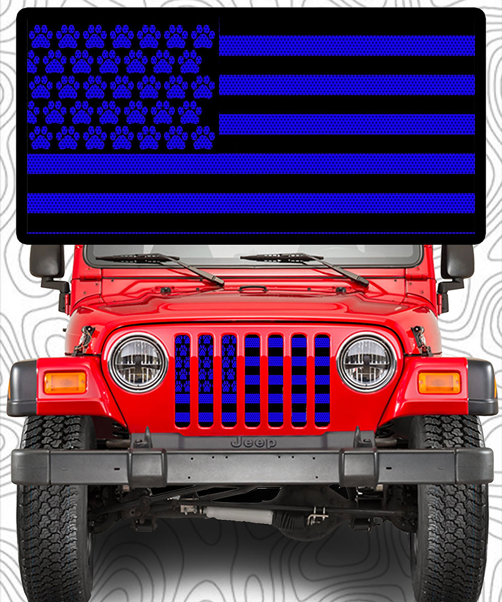 Thumbnail: Blue Paw Flag