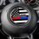 Thumbnail: Steering Wheel Decal Police/Fire Support Flag
