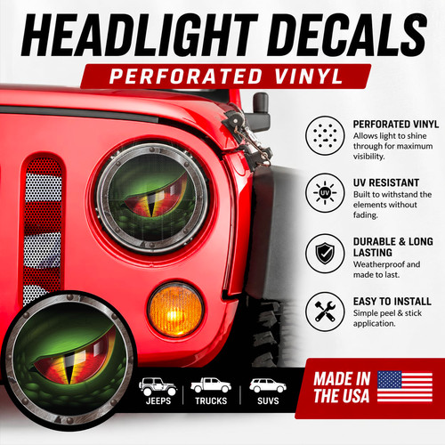 Dino Headlight Eyeballs | ZKD Customs