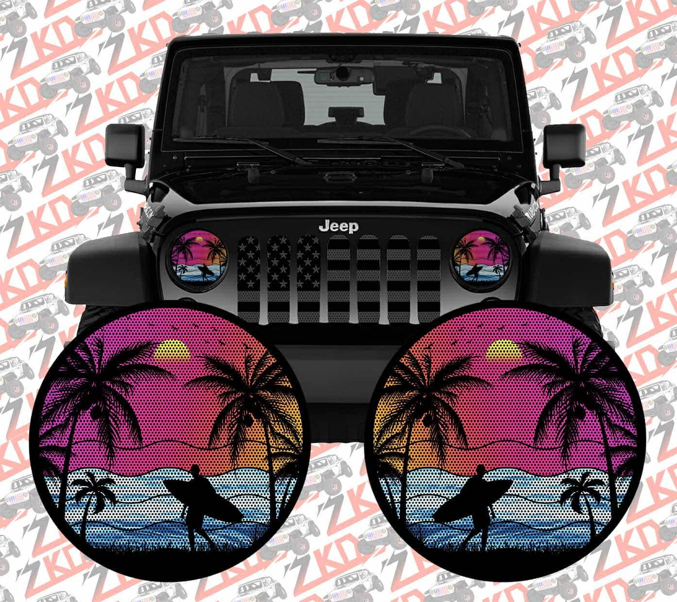 Surf Headlight Covers