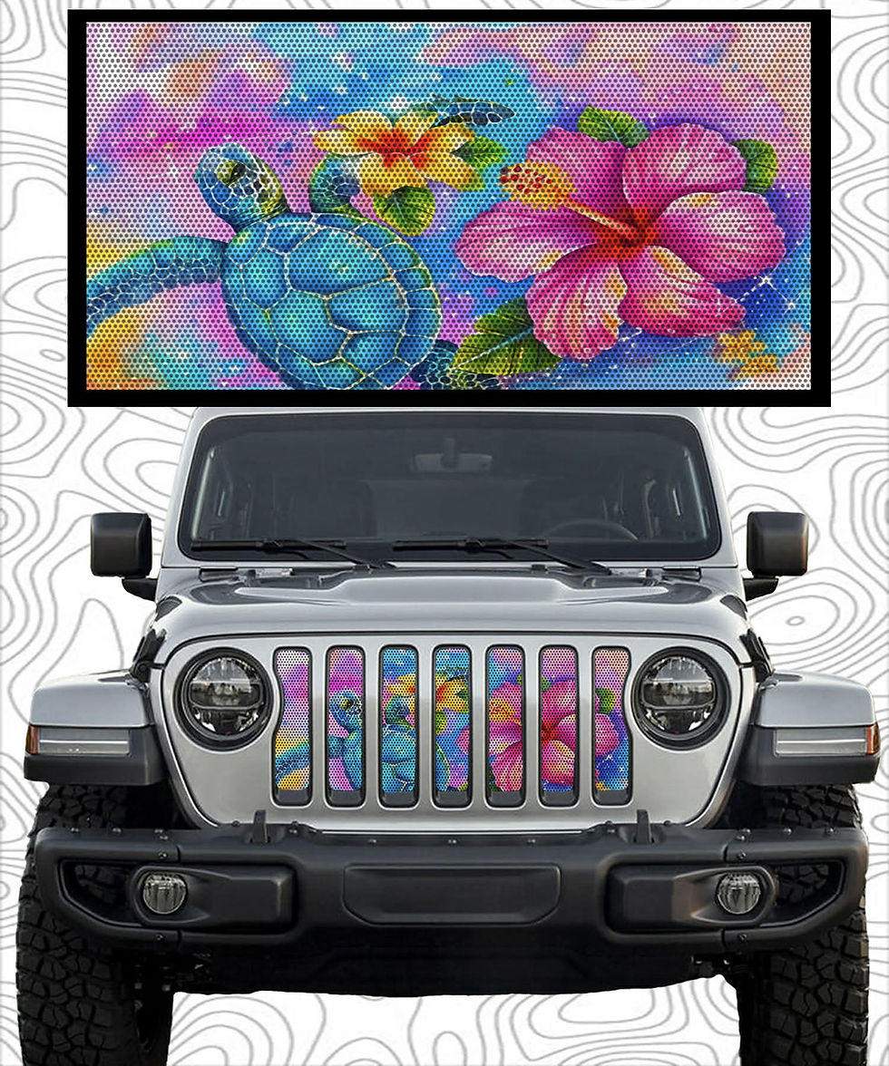 Thumbnail: Hibiscus Floral Turtle 