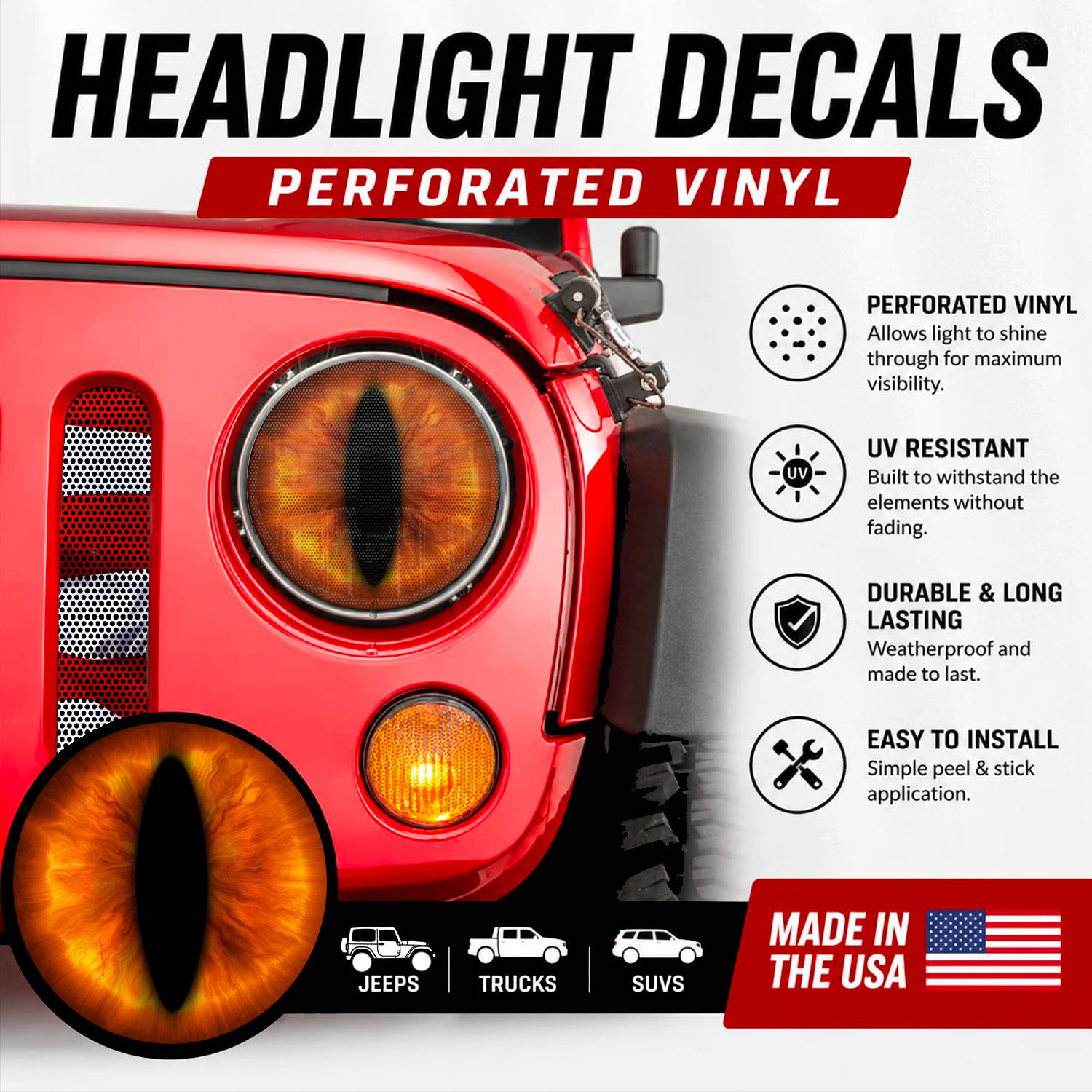 Fire Headlight Eyeballs