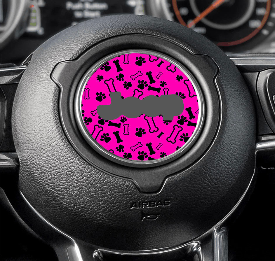Thumbnail: Steering Wheel Decal Dog Bones(Multiple Color Options)