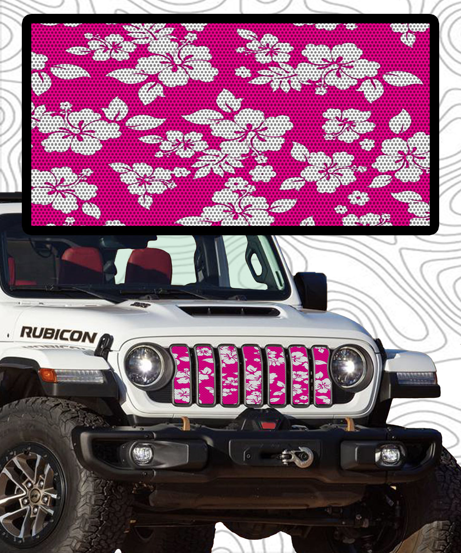 Pink Hibiscus Floral