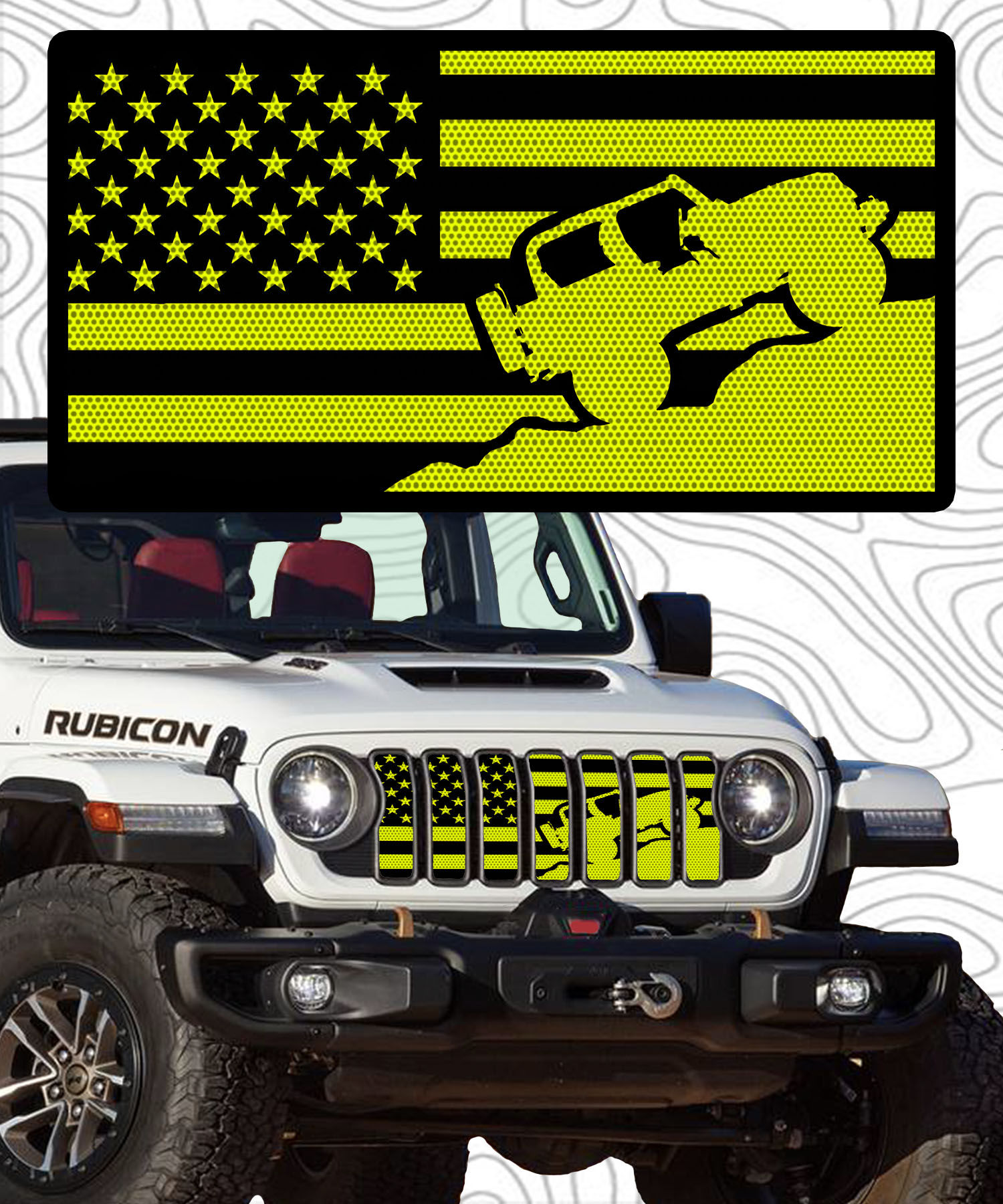 Neon Green Crawler Flag
