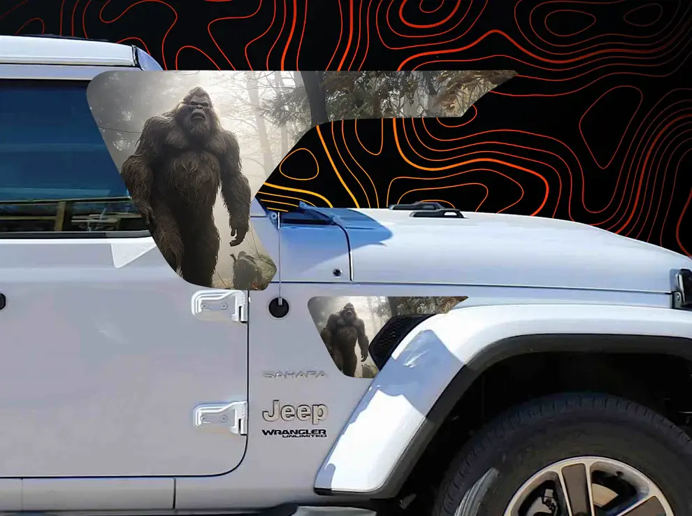 Bigfoot Fender Vent Decal