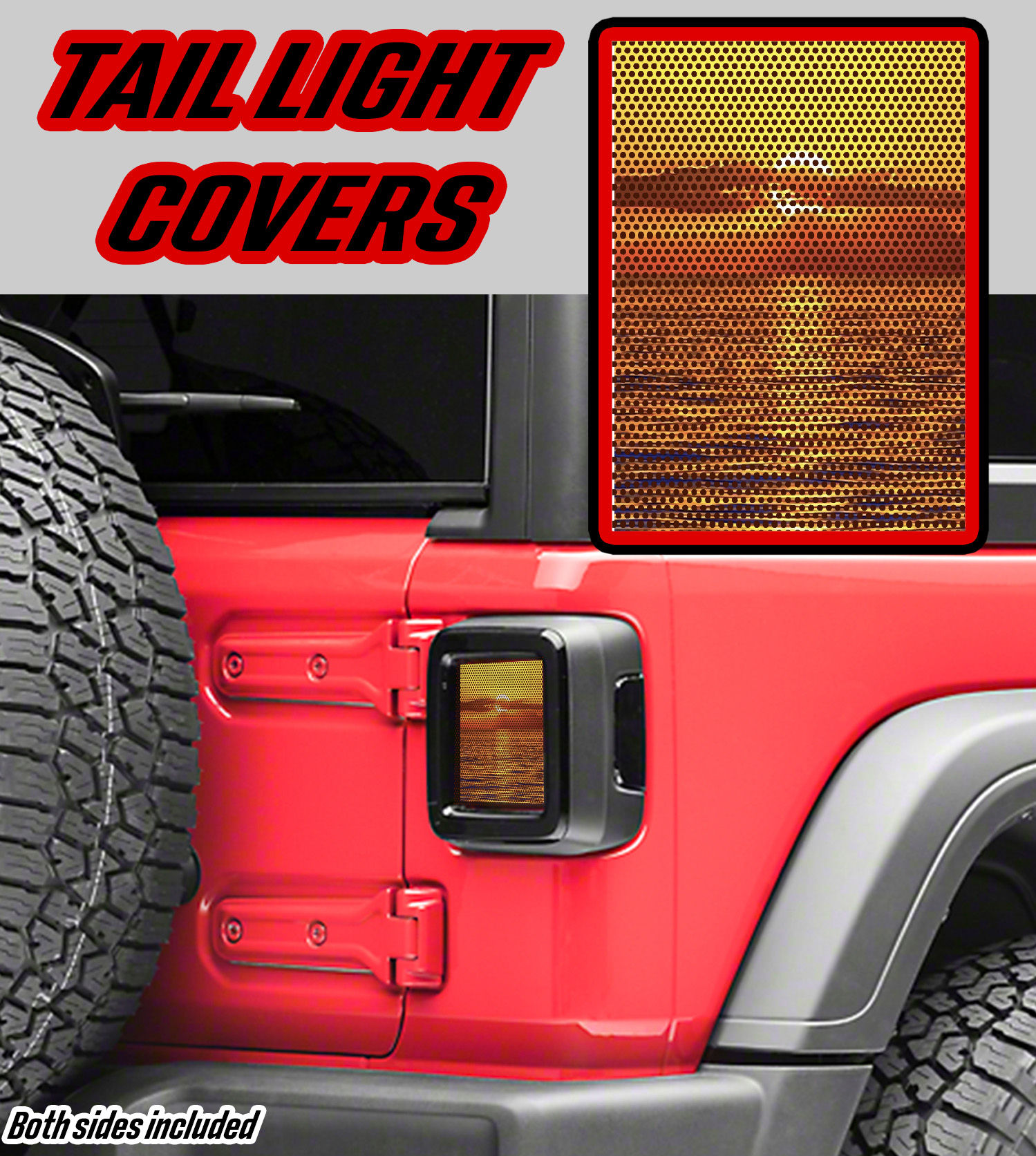 Tail Light Decal Amazing Sunset
