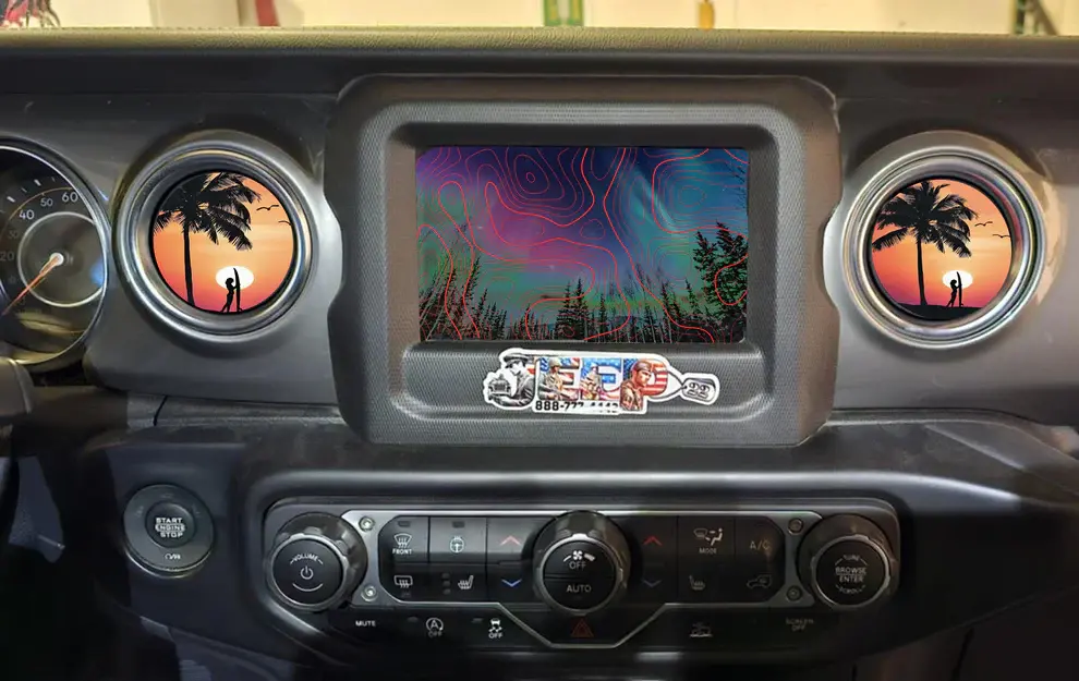 Surf's Up Interior Vent Decal