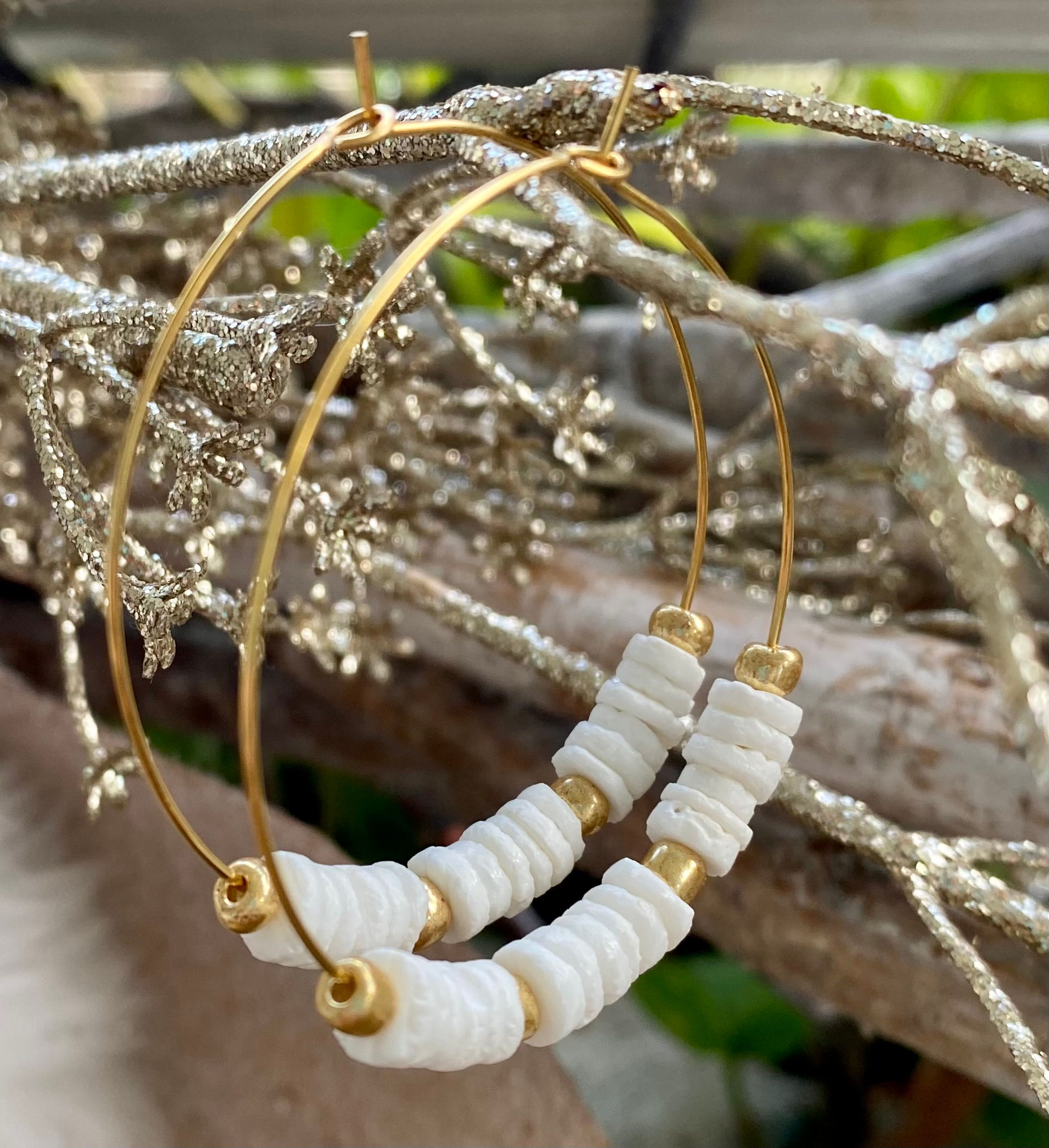 Boucles d'oreilles créoles 45 mm