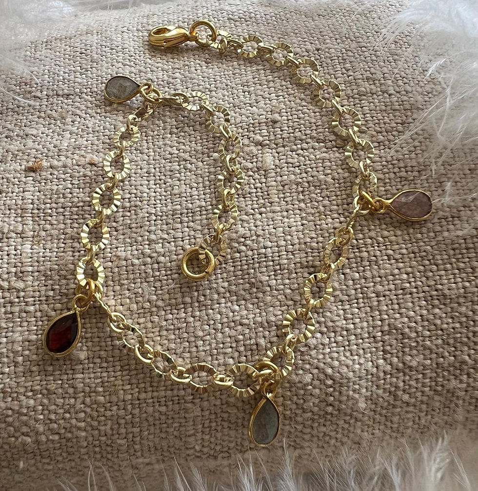 Miniaturbild: Bracelet Chakra Grenat