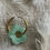 섬네일: Boucles d'oreilles Marguerite Vert d'eau PM