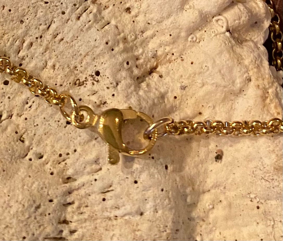 Miniatura: Collier médaillon rond dentelé