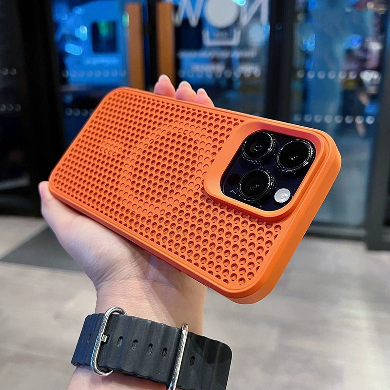 Miniatura: Capa magnética ultrafina com dissipação de calor em malha para iPhone 17 16 15 1