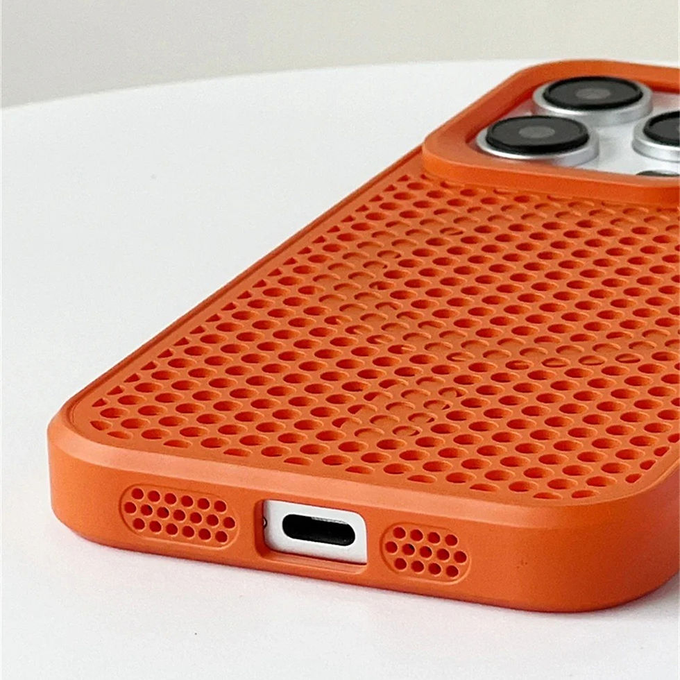 Miniatura: Capa magnética ultrafina com dissipação de calor em malha para iPhone 17 16 15 1