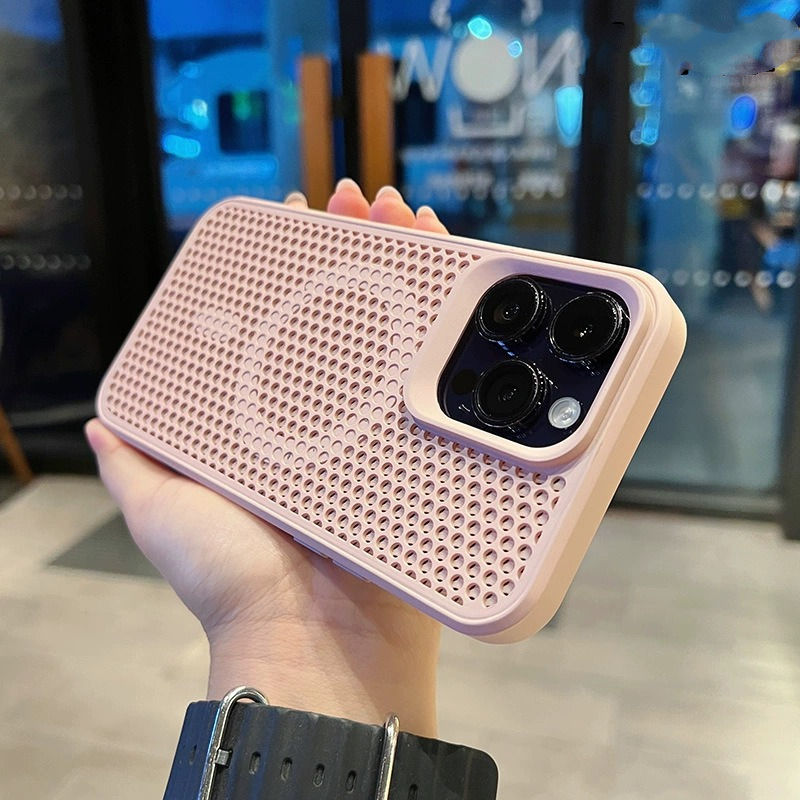 Miniatura: Capa magnética ultrafina com dissipação de calor em malha para iPhone 17 16 15 1