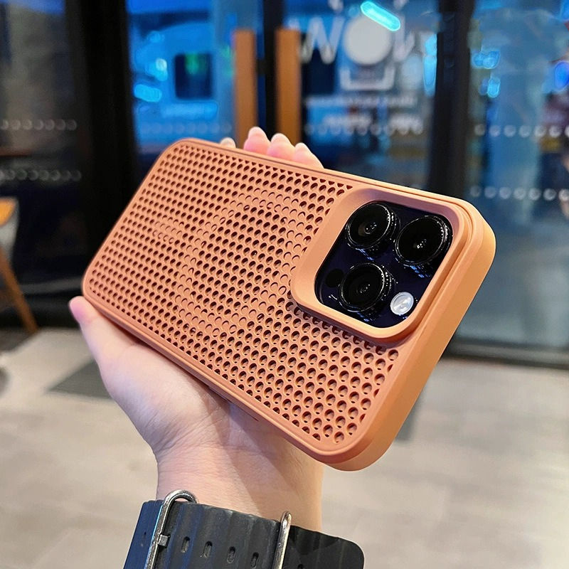 Miniatura: Capa magnética ultrafina com dissipação de calor em malha para iPhone 17 16 15 1